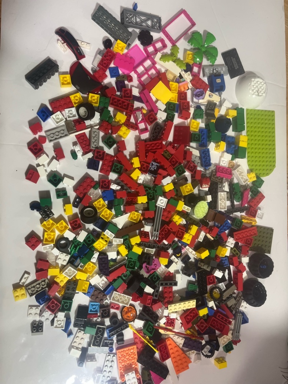 Mixed Building Brick Set Mega Bloks + others- Assorted Colors